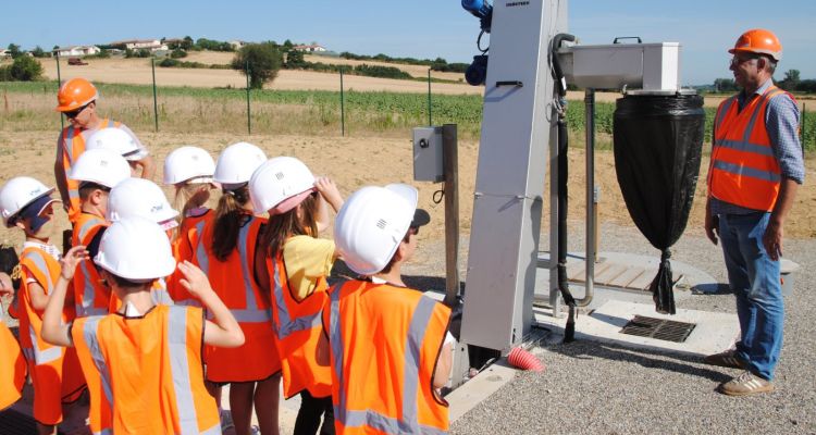 Visite de la station de Labatut-Canté, 27 juin