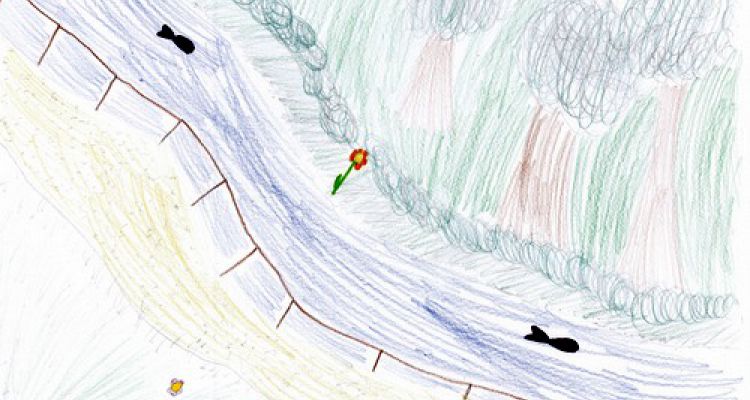 La rivière vue par Amandine